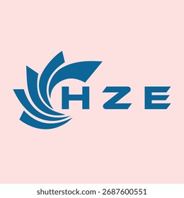 Design da letra HZE. Design do logotipo da tecnologia da letra HZE. Projeto de logotipo da HZE Monogram para um empreendedor e empresa.