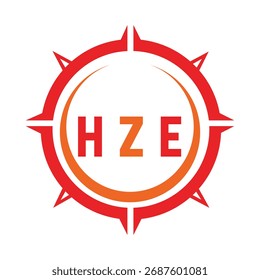 HZE letter design. HZE letter technology logo design. HZE Monogram logo design for an entrepreneur and business.