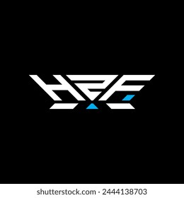 Diseño de Vector de logotipo de letra HZF, logotipo simple y moderno HZF. Diseño de alfabeto de lujo HZF  
