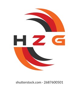 Diseño de letra HZG. Diseño de logotipo de tecnología de letras HZG. Diseño del logotipo de HZG Monogram para un empresario y un negocio.