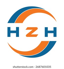 Diseño de letra HZH. Diseño de logotipo de tecnología de letras HZH. HZH Diseño de logotipo de monograma para un empresario y negocio.