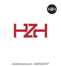 HZH Logo Letter Monogram Design