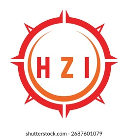 Diseño de letra HZI. Diseño de logotipo de tecnología de letras HZI. HZI Monogram diseño de logotipo para un empresario y negocio.