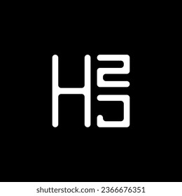 HZJ Brief Logo Vektordesign, HZJ einfaches und modernes Logo. HZJ luxuriöses Alphabet-Design  