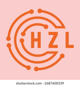 HZL letter design. HZL letter technology logo design. HZL Monogram logo design for an entrepreneur and business.