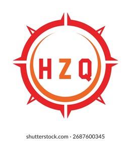 HZQ letter design. HZQ letter technology logo design. HZQ Monogram logo design for an entrepreneur and business.
