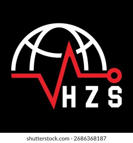 HZS letter design. HZS letter technology logo design. HZS Monogram logo design for an entrepreneur and business.