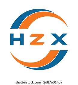 Diseño de letra HZX. Diseño de logotipo de tecnología de letras HZX. HZX Monogram diseño de logotipo para un empresario y negocio.