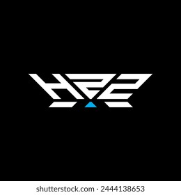 Diseño de Vector de logotipo de letras HZZ, logotipo simple y moderno de HZZ. Diseño de alfabeto de lujo HZZ  