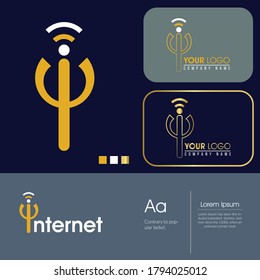 I. Letter logo vector Design template