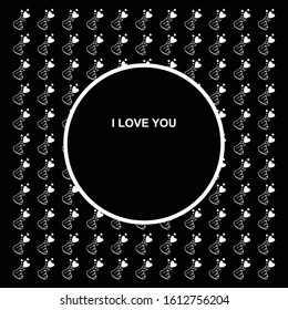 "I Love You" Poster Design for Valentine's