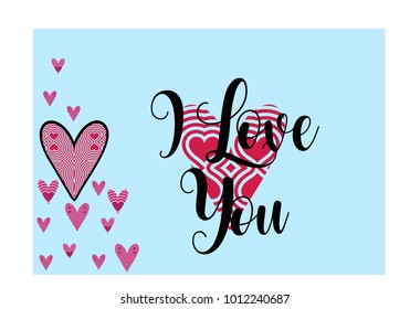 Love You Simple Lettering Vector Stock Vector (Royalty Free) 1012240687 ...