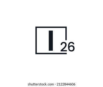 I26, 26I Initial letter logo