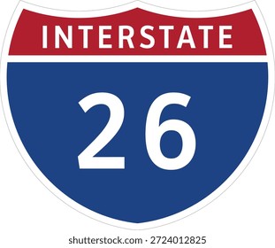 I-26, Interstate 26 Highway System Design Sign