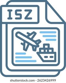 I5Z Line Two Colour Icon