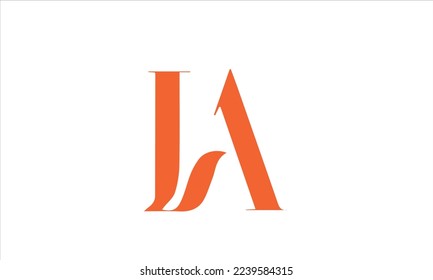 IA Letter Logo Design Template Vector