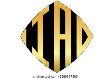 IAD, AD, IA, logos. Abstract initial monogram letter alphabet logo design