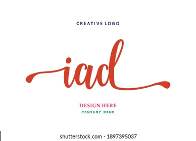 IAD lettering logo is simple, easy to understand and authoritative