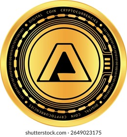 iagent protocol-agent criptomoeda ilustrações no plano de fundo abstrato. Ilustrações em 3d.