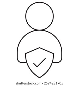 IAM Auth Icon, Secure Identity  Access Management, Advanced Authentication  Authorization, Vector