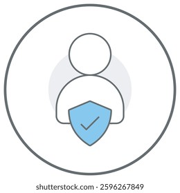IAM Auth Icon, Secure Identity  Access Management, Advanced Authentication  Authorization, vector