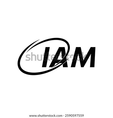 IAM Global logo creative illustration vector.