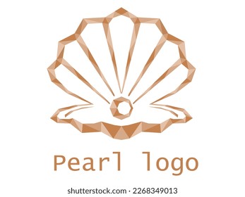 iamage logo pearl with style polygonal