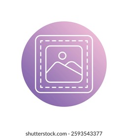 Iamge icon vector stock illustration