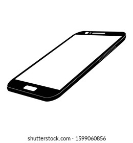 Ia's a smartphone icon in perspective mode