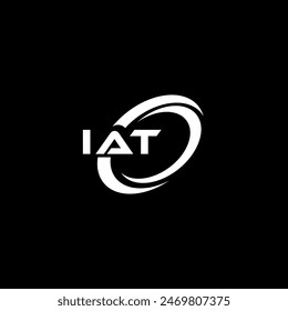 IAT Logo Design, Inspiration for a Unique Identity. Modern Elegance and Creative Design. Watermark Your Success with the Striking this Logo.