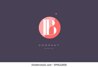 ib i b  retro vintage simple rhombus three 3 letter combination black white alphabet company logo line design vector icon template 