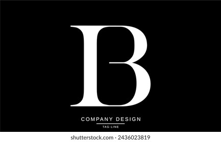 IB, BI  Abstract Letters Logo Monogram