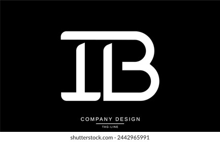 IB, BI Abstract Lettres Logo Monogramme Création Icône Police