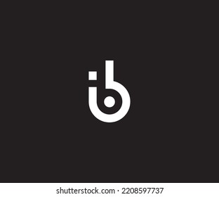 IB, BI letter logo creative design with vector graphic