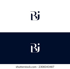 Letras IB o BI con combinaciones creativas para el diseño de su logotipo.