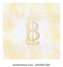 IB, BI, logotipo IB, letra IB, monograma IB, logotipo para casamento, monograma para casamento, monograma de casamento, logotipo de casamento, design de logotipo, Monograma Vintage