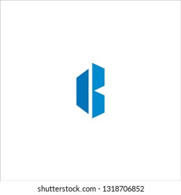 ib or bi modern logo design
