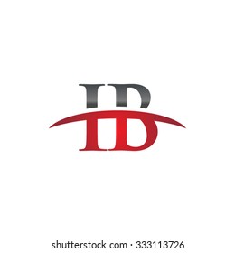 IB initial company red swoosh logo