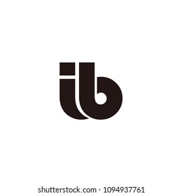 Ib Letter Vector Logo