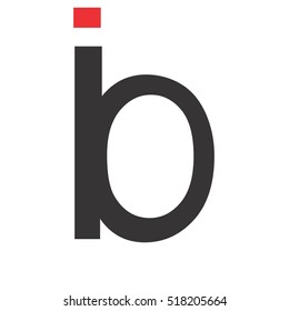 ib letter vector logo