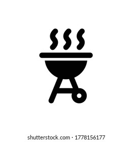 IBarbeque con Logo Template Vector Design Illustration