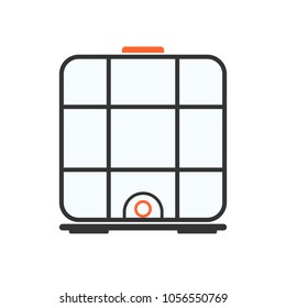 Download Ibc Container Icon Intermediate Bulk Container Stock Vector Royalty Free 1056550769 PSD Mockup Templates