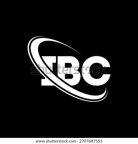 IBC logo. IBC letter. IBC letter logo design. Intitials IBC logo linked with circle and uppercase monogram logo. IBC-typography for technology, business and real estate brand.