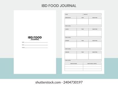 IBD Food Journal Kdp Interior