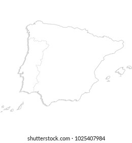 Iberian Peninsula Map 260nw 1025407984 