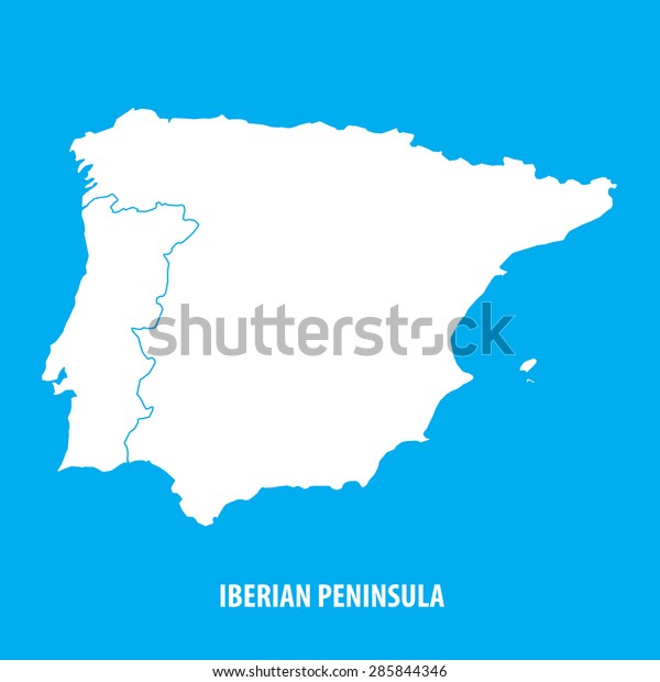 イベリア半島 スペイン ポルトガル のベクター画像素材 ロイヤリティフリー