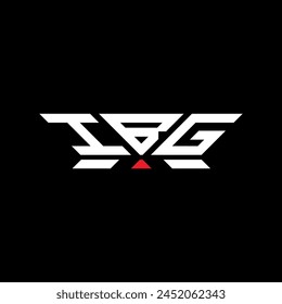 Diseño de Vector de logotipo de letra IBG, logotipo simple y moderno IBG. Diseño lujoso del alfabeto IBG  