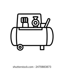 Ibis Outline Icon, Vector illustration