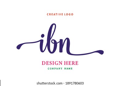 IBN lettering logo is simple, easy to understand and authoritative