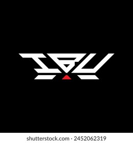 IBU letter logo vector design, IBU simple and modern logo. IBU luxurious alphabet design  